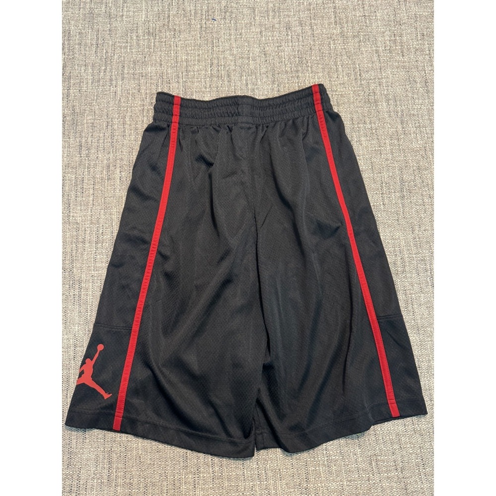 Nike Air Jordan Basketball Shorts Men's S Black Elastic Waist Stretch AA1383-010